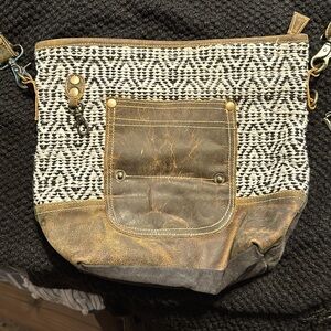 Myra crossbody with adjustable strap.